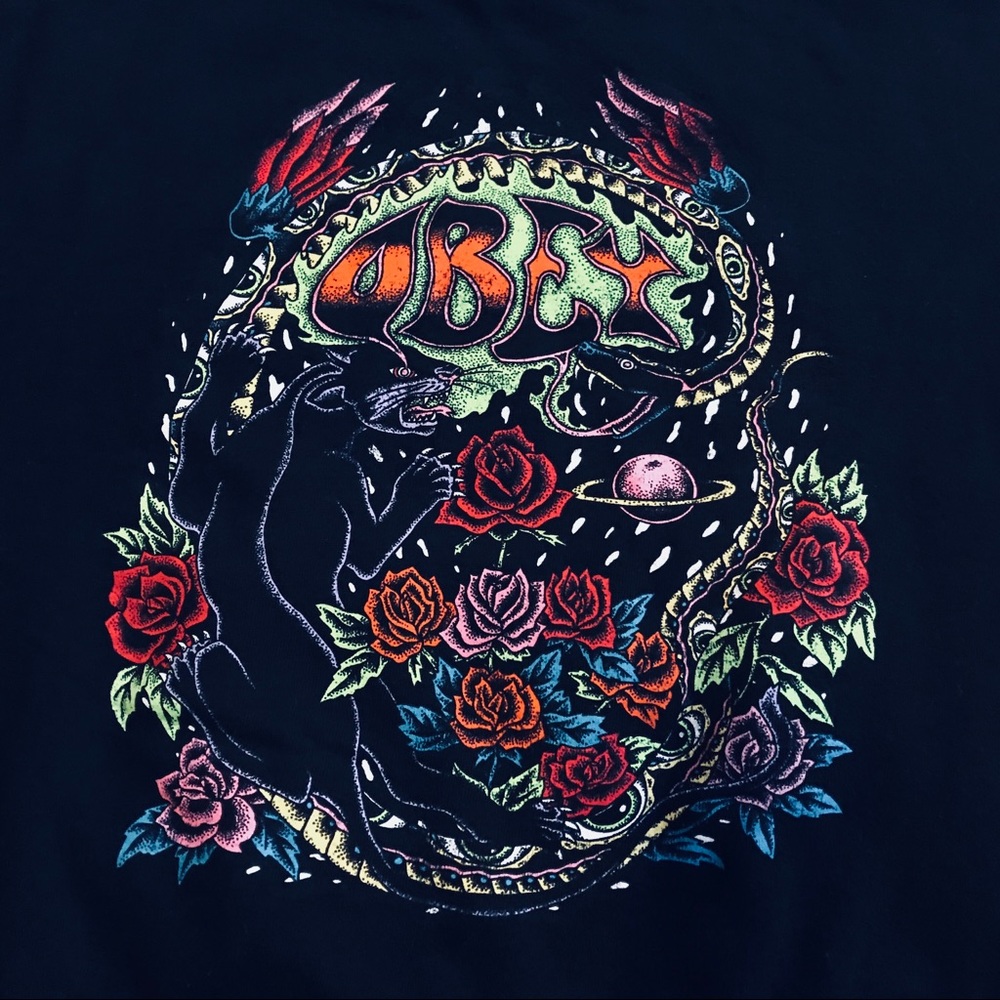 Obey Space & Time Black Hoodie